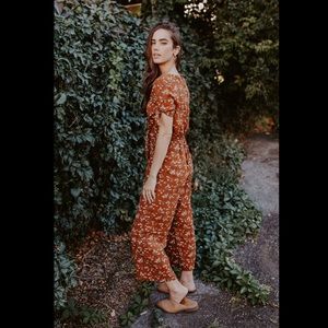 Rust jumpsuit